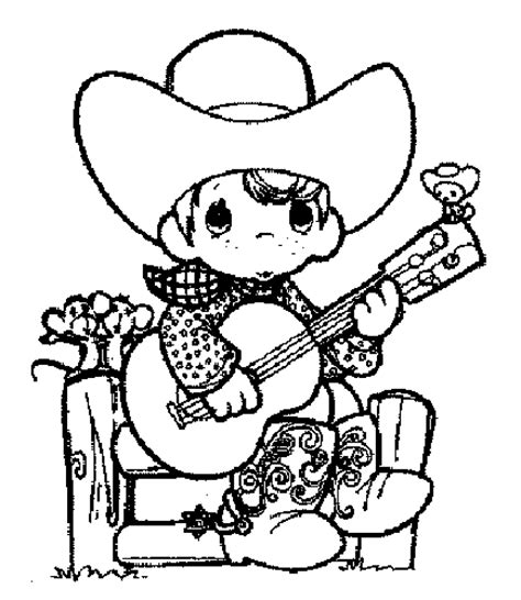 Free Printable Cowboy Coloring Pages For Kids