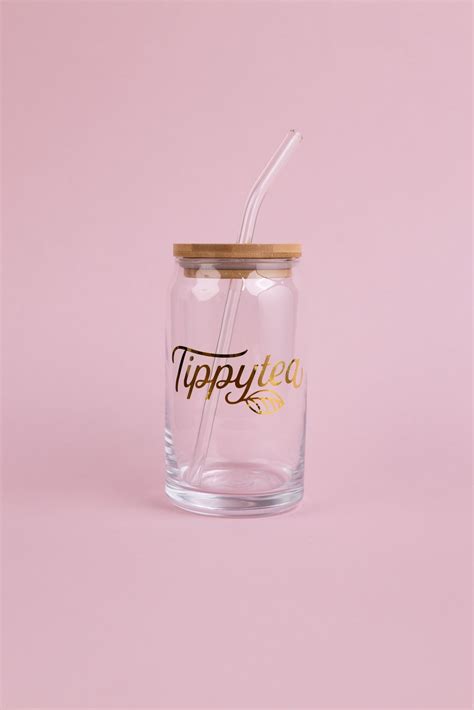 Glass Jar With Straw – Tippytea shop | International