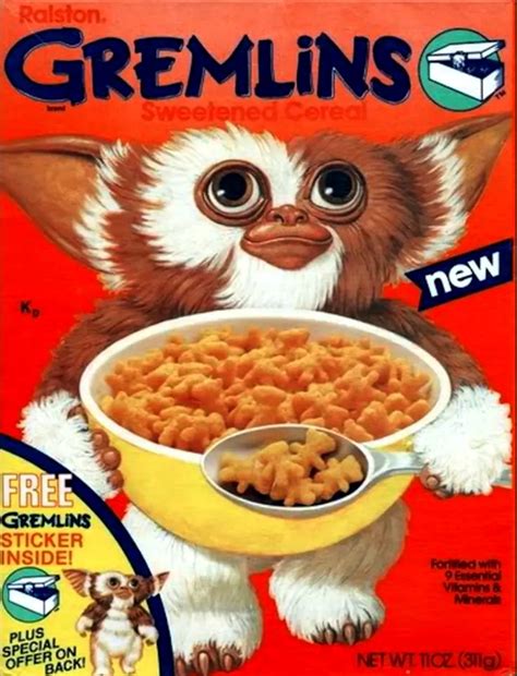 Cereal Box Prizes from the 1970s and 1980s - Flashbak | Cereal box, 80s food, Gremlins