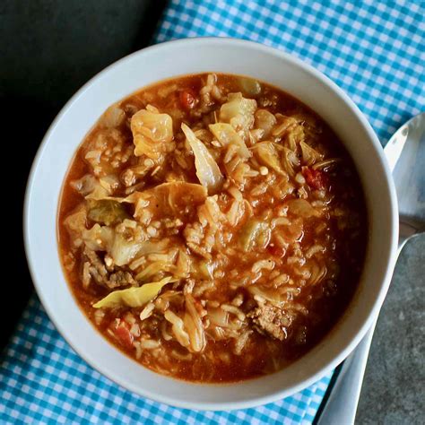 Instant Pot Cabbage Roll Soup Recipe