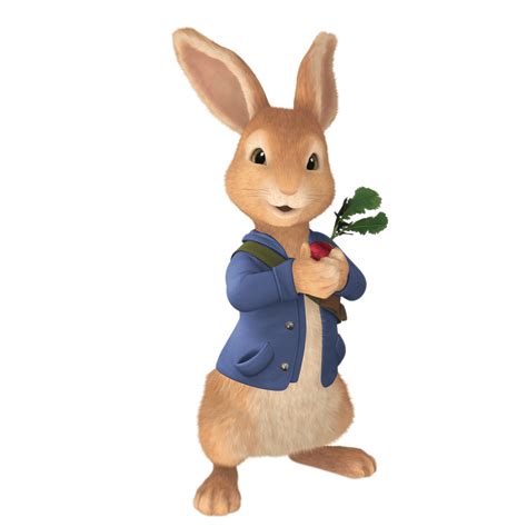 Peter Rabbit Holding Radish transparent PNG - StickPNG