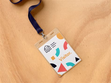 Visitor ID card for a Children's Library by Galerie Design Studio on Dribbble