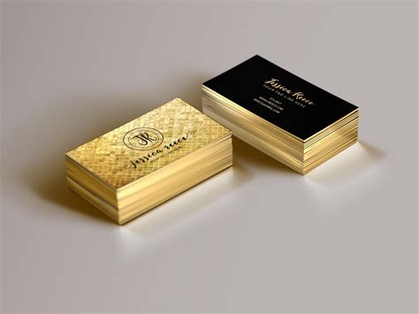 Gold Foil Business Card Template | Business Card Templates ~ Creative Market