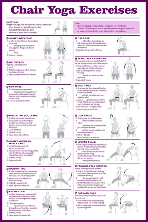 Chair Exercises For Seniors - 20 Free PDF Printables | Printablee