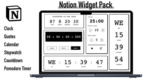 Notion Widget Pack