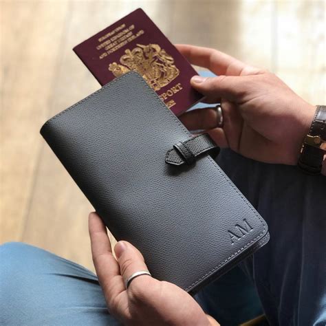 Personalised Luxury Leather Travel Wallet By BeGolden | notonthehighstreet.com