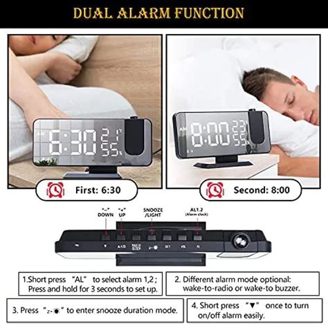 Alarm Clock Digital With LED Mirror Surface USB Charging Port | Sammy's ECOM Store