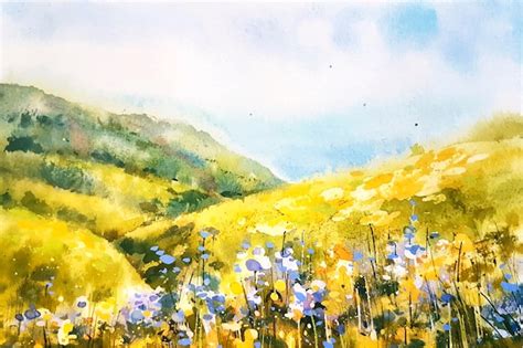 Watercolor Landscape Images - Free Download on Freepik