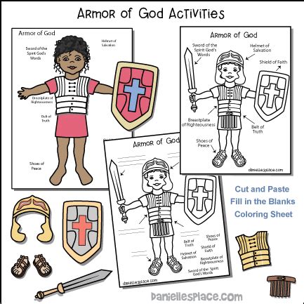 Armor Of God For Kids Printables