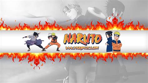 Naruto & Sasuke - YouTube Channel Art Banners