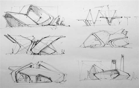 concept SKETCH — modular home Danish studio Onen and Swedish... | Bocetos arquitectónicos ...