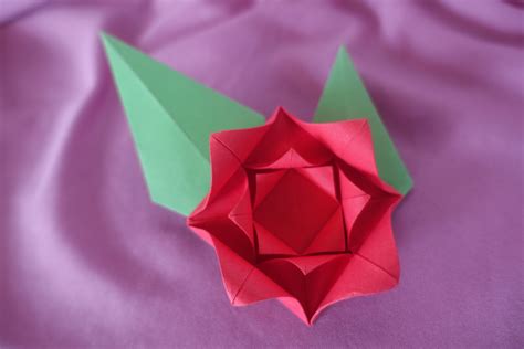 How to Make an Easy Origami Rose