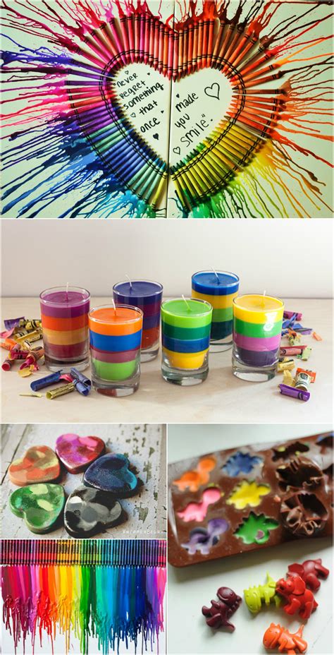 20+ Creative Crayon Art Projects And Crafts That Are Stunningly Beautiful - Pondic