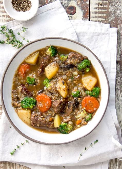 Beef Mushroom Soup with Potatoes Buckwheat and Broccoli | Recipe | Roasted cauliflower recipes ...