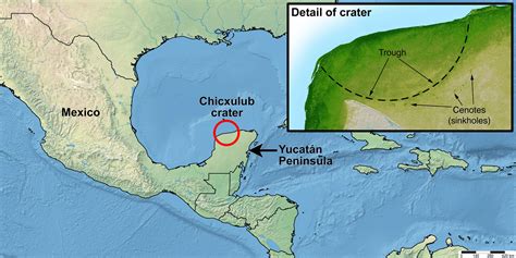 Chicxulub Crater Location