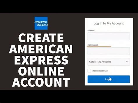 How to Create American Express Online Account | American Express Bank Registration, Manage Card ...