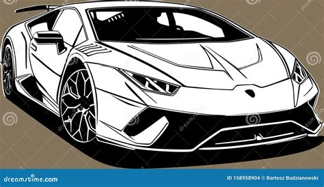 Italian Classic Vintage Retro New Custom Sport Car Stock Vector - Illustration of biggest ...