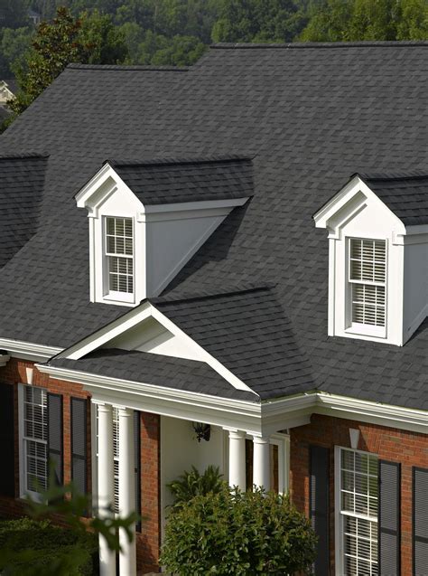 #CertainTeed #roofing Landmark series in Moire Black Roof Shingle Colors, Roof Colors, Exterior ...