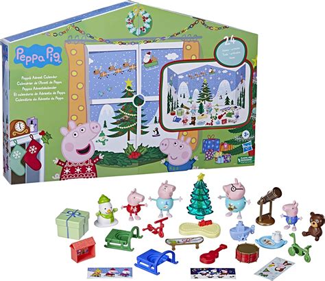 2022 Peppa Pig Advent Calendar: Winter Wonderland With Peppa And The Family! - Hello Subscription