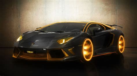 Neon Lambo Rainbow Fire Lamborghini Wallpaper