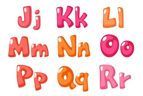 cute bold font in pink color for kids part 2 533186 Vector Art at Vecteezy