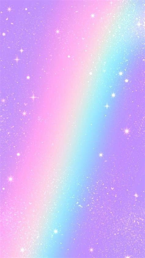 Rainbow Aesthetic Wallpaper with Galaxy Theme