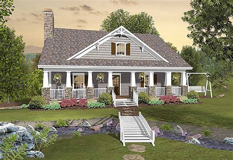 Country Craftsman With Matching Back Porches - 20109GA | Architectural Designs - House Plans