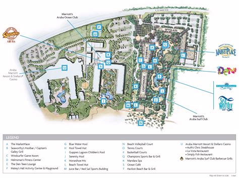 Resort Map | Marriott's Aruba Ocean Club | Aruba