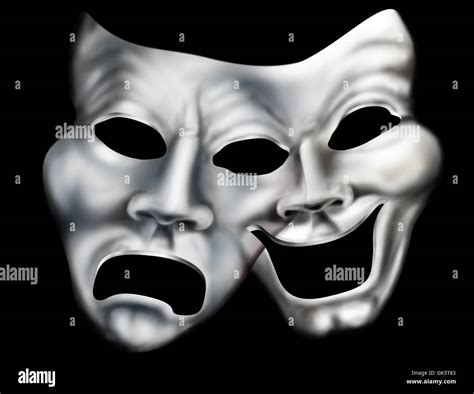 Theatre masks happy and sad hi-res stock photography and images - Alamy