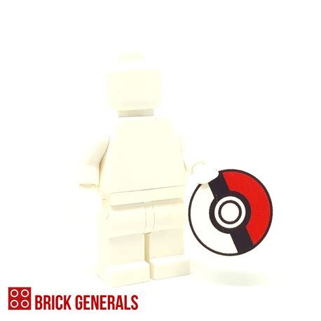 Custom Lego Minifigure Accessory Giant pokemon pokeball