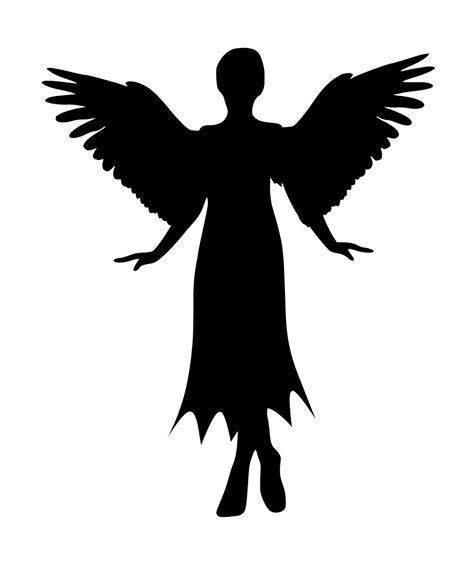 angel, woman, spirit, feathers, flying, female, girl, religion, silhouette, wings, angelic ...