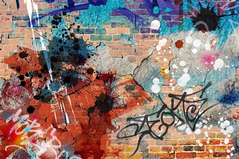 Brick Wall Graffiti Wallpapers - Top Free Brick Wall Graffiti Backgrounds - WallpaperAccess