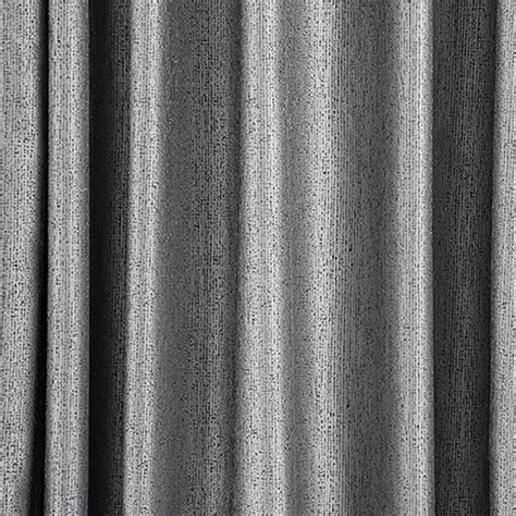 Metallic Fantasy Sparkling Shimmering Silver Gray Curtain Drapes