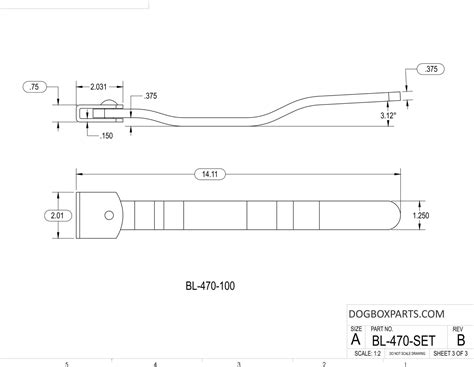 45" Aluminum Trailer Door Latches, Claw Ends & Keepers