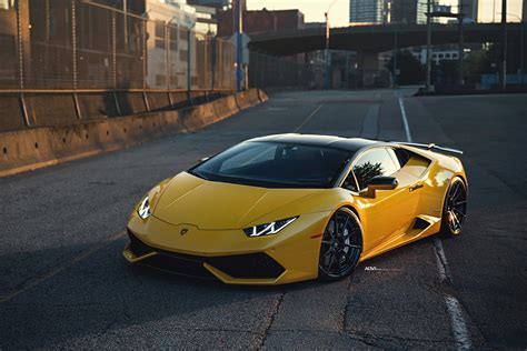 Yellow Lamborghini Huracan Looks Elegant and Upscale on ADV. 1 Wheels — CARiD.com Gallery