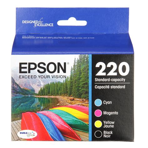 Epson 220 DURABrite Ultra Black/Color Combo Pack Ink Cartridges - Walmart.com - Walmart.com