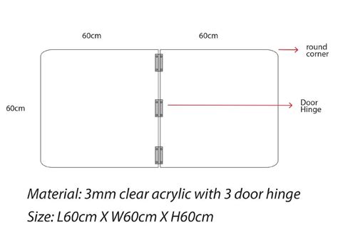 Covid 19 Social Distancing V Shaped Acrylic Foldable Partition | Acrylic Divider Set