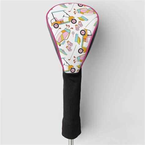 Golf Cart Girly Pink Golf Club Head Cover | Zazzle in 2023 | Golf club head covers, Golf club ...