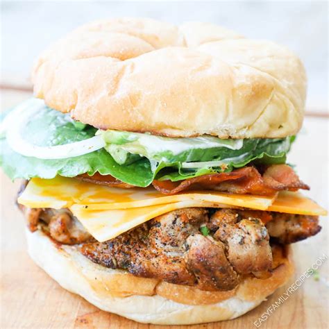 Blackened Chicken Sandwich · Easy Family Recipes