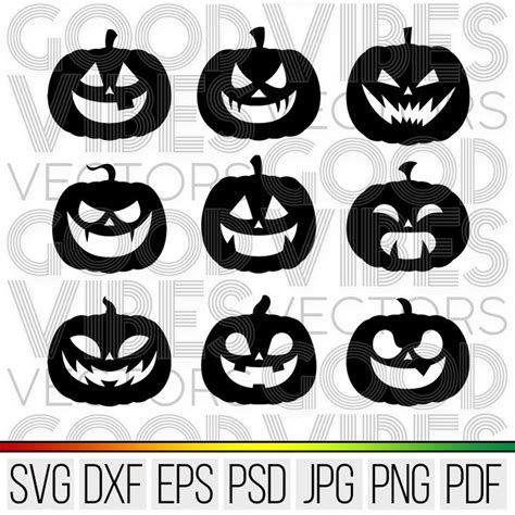 Halloween Pumpkin SVG Pumpkins SVG Cut File for Cricut & - Etsy