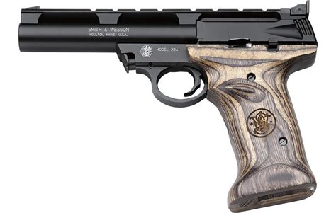 Shop Smith & Wesson 22A 22LR 5.5-inch Rimfire Pistol with Wood Target Grip for Sale Online ...