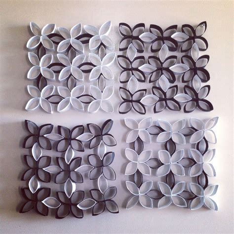 Toilet paper rolls made into wall art !! | Toilet paper roll art, Toilet paper crafts, Rolled ...