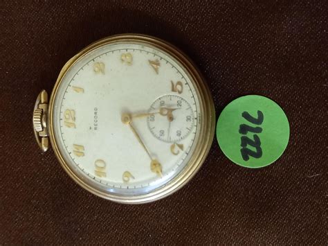 Lot - Record Vintage Swiss Pocket Watch