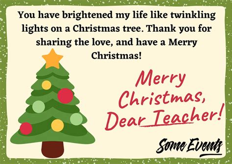 Christmas Wishes to Teachers to make them feel special