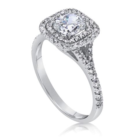 2 Carat Cushion Cut Diamond Engagement Ring | Ara Diamonds