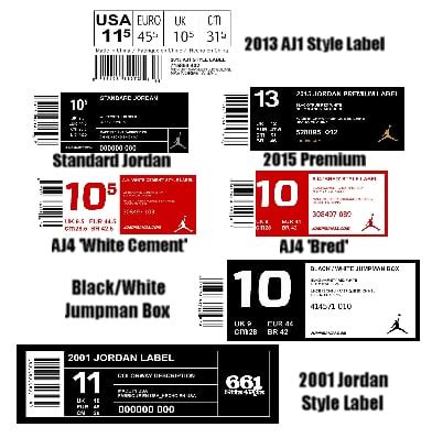 Custom Shoe Box Label - 1stadenium