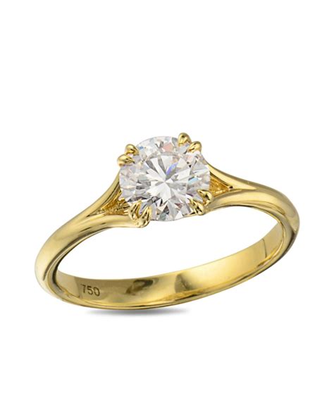 Yellow Gold Diamond Engagement Ring - Turgeon Raine