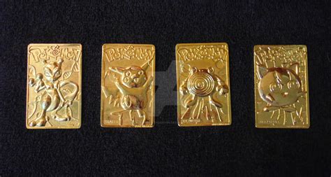 1999 Pokemon Gold Plated Card Edition by Kristina-Henderson on DeviantArt