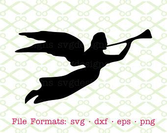 Flying Angel Silhouette at GetDrawings | Free download