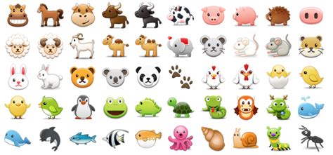 😋 Emoji Blog • How cute are these animal emojis on Samsung...